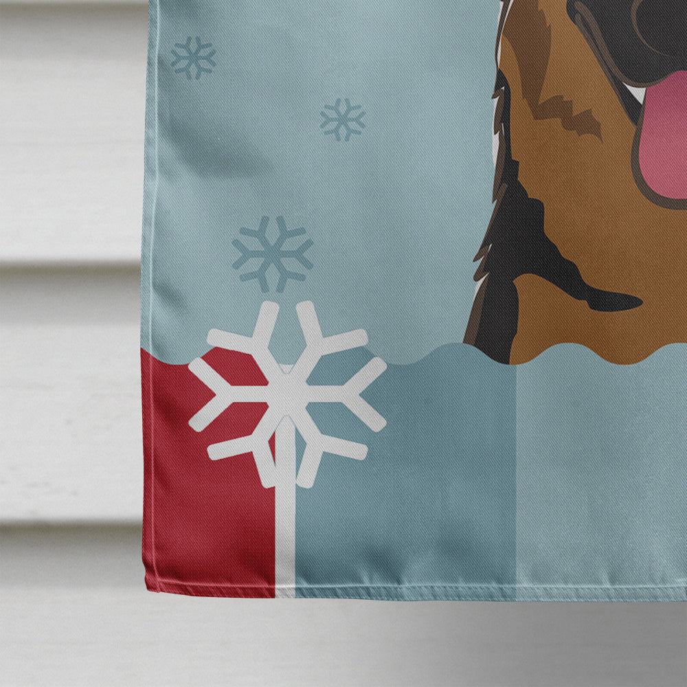 Winter Holiday German Shepherd Flag Canvas House Size BB1707CHF  the-store.com.