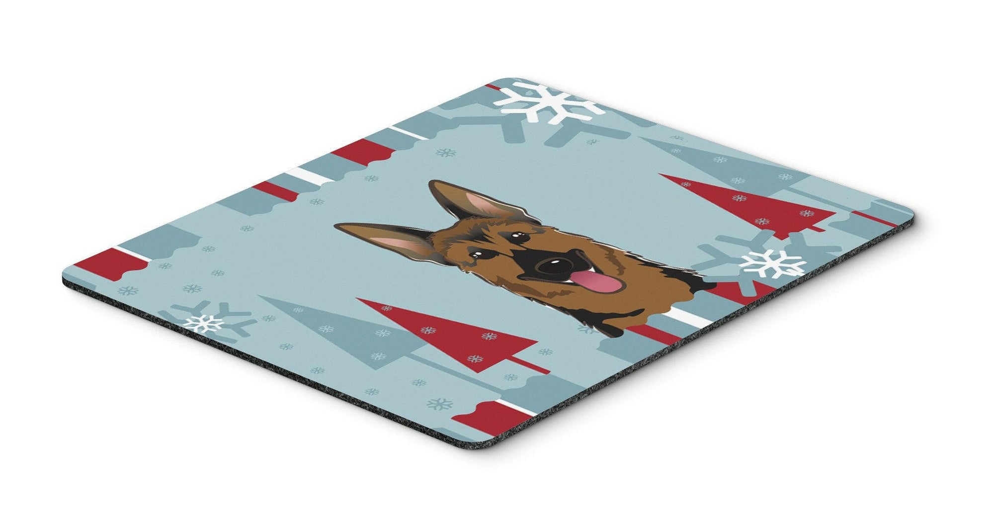 Winter Holiday German Shepherd Mouse Pad, Hot Pad or Trivet BB1707MP by Caroline's Treasures