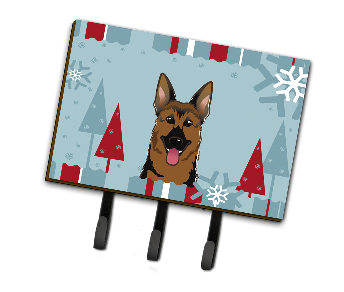 Winter Holiday German Shepherd Leash or Key Holder BB1707TH68  the-store.com.