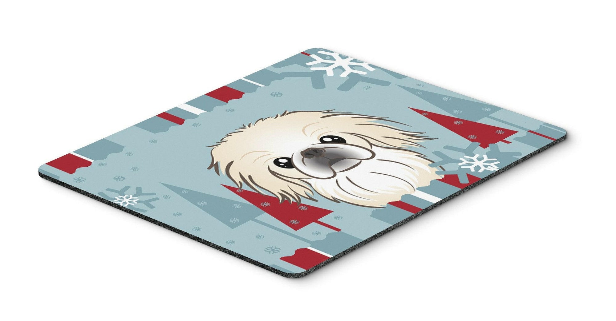 Winter Holiday Pekingese Mouse Pad, Hot Pad or Trivet BB1717MP by Caroline's Treasures