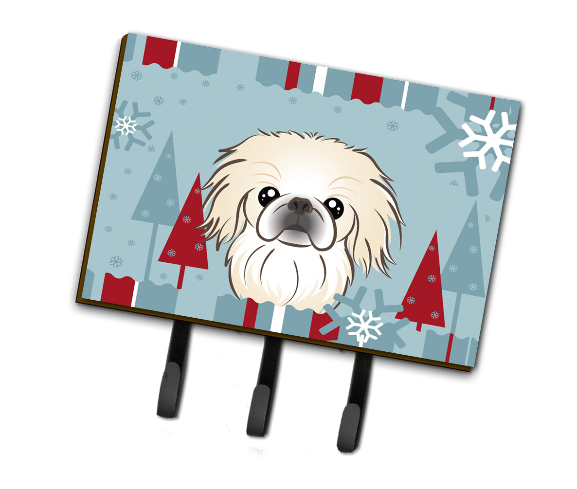 Winter Holiday Pekingese Leash or Key Holder BB1717TH68  the-store.com.