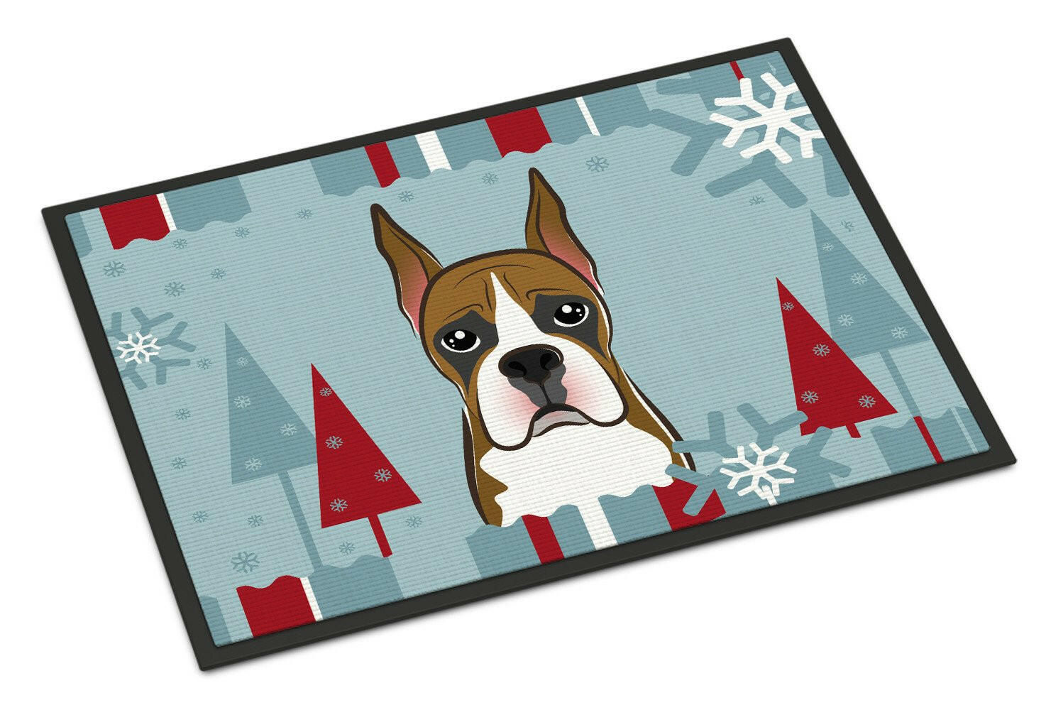 Winter Holiday Boxer Indoor or Outdoor Mat 24x36 BB1719JMAT - the-store.com