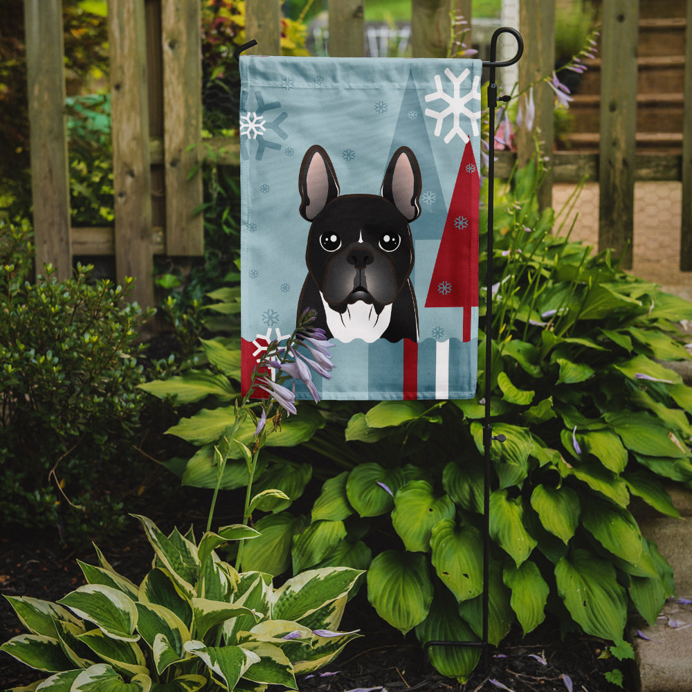 Winter Holiday French Bulldog Flag Garden Size BB1723GF.