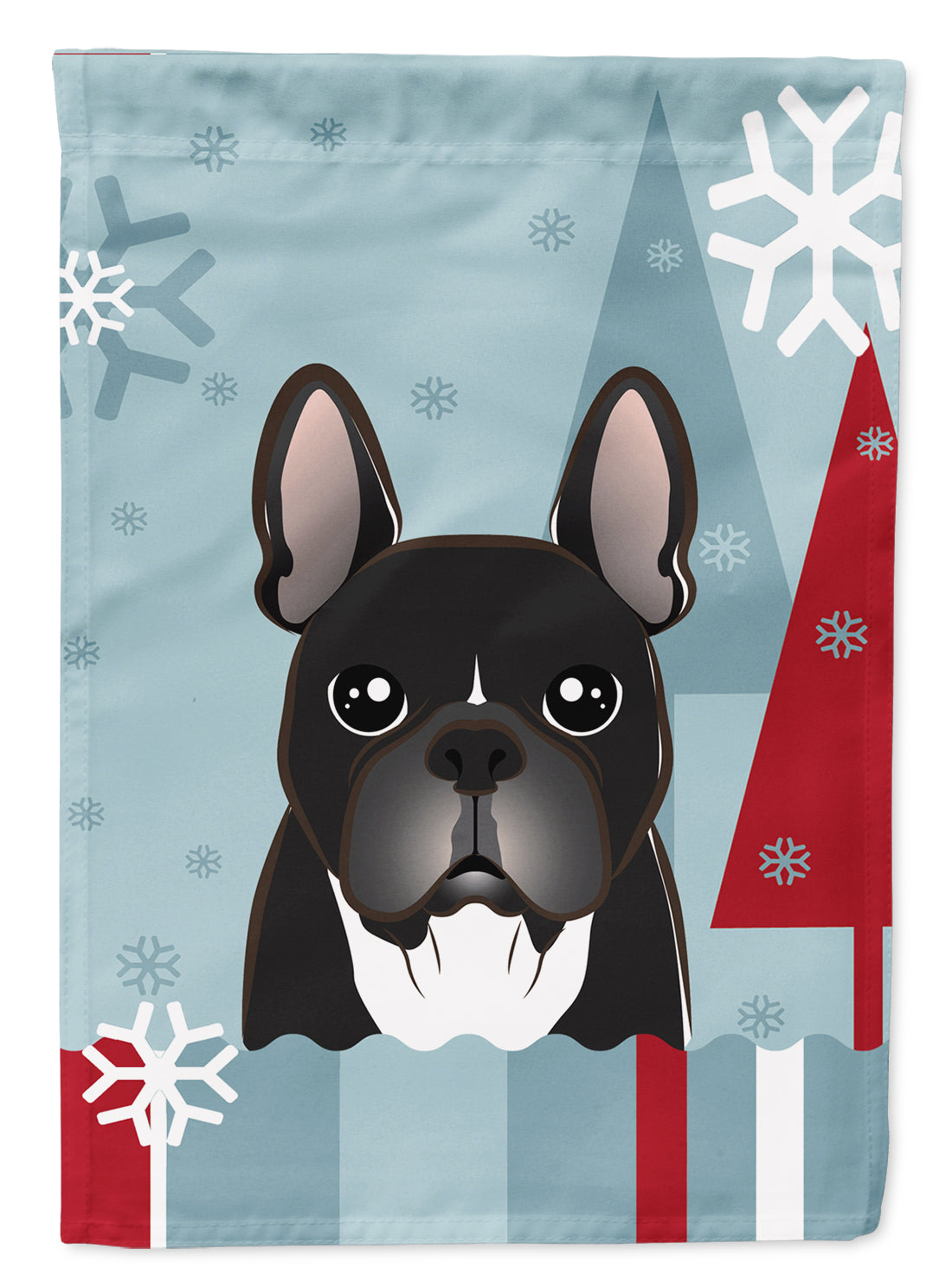 Winter Holiday French Bulldog Flag Garden Size BB1723GF.