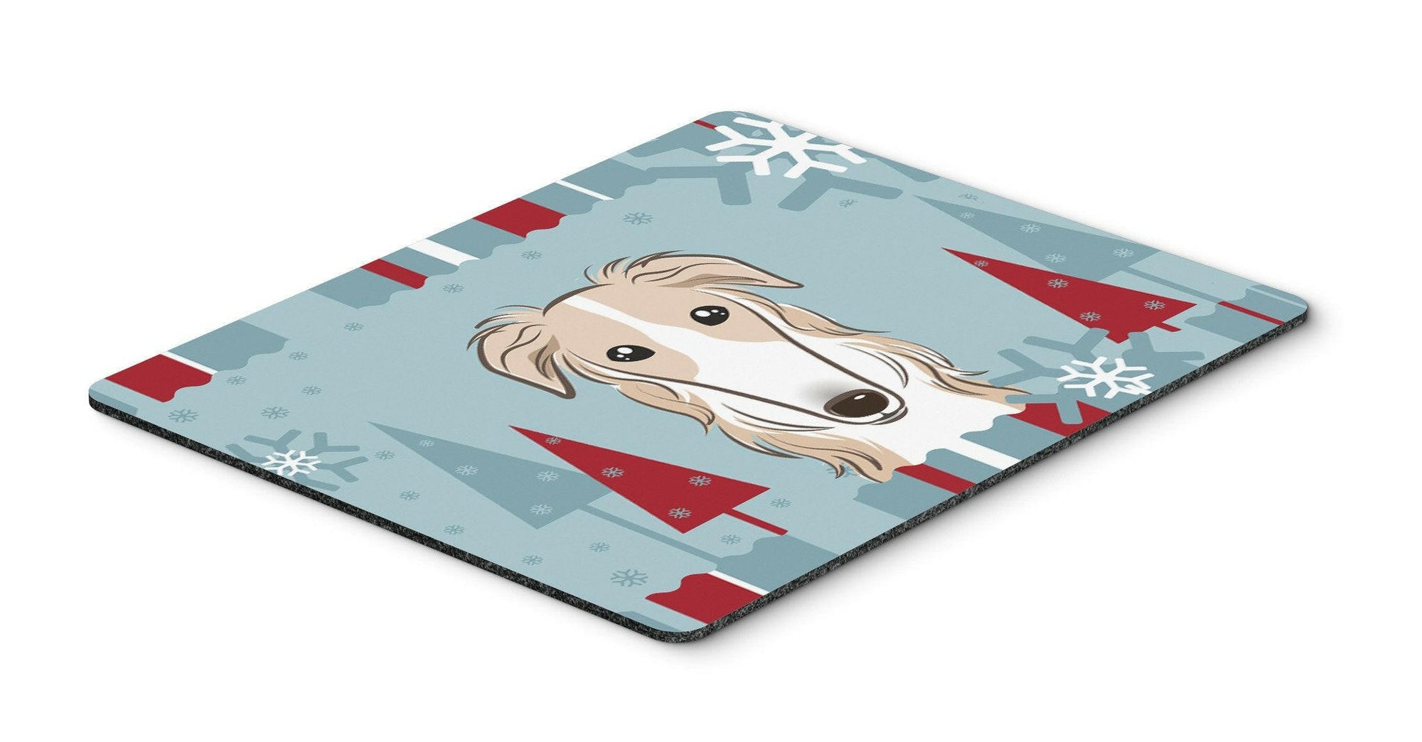 Winter Holiday Borzoi Mouse Pad, Hot Pad or Trivet BB1724MP by Caroline's Treasures