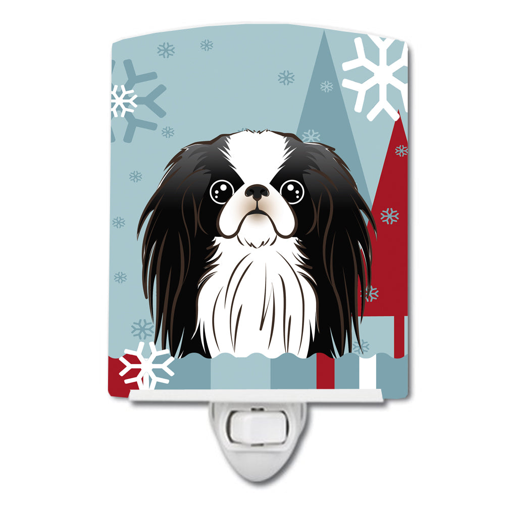 Winter Holiday Japanese Chin Ceramic Night Light BB1726CNL - the-store.com