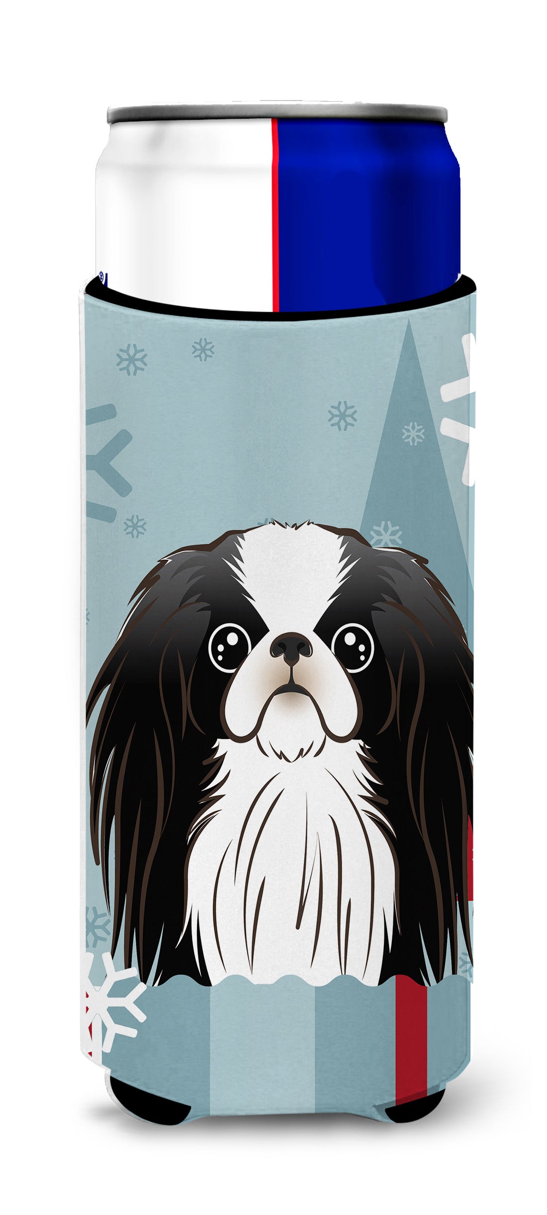 Winter Holiday Japanese Chin Ultra Beverage Insulators for slim cans BB1726MUK  the-store.com.