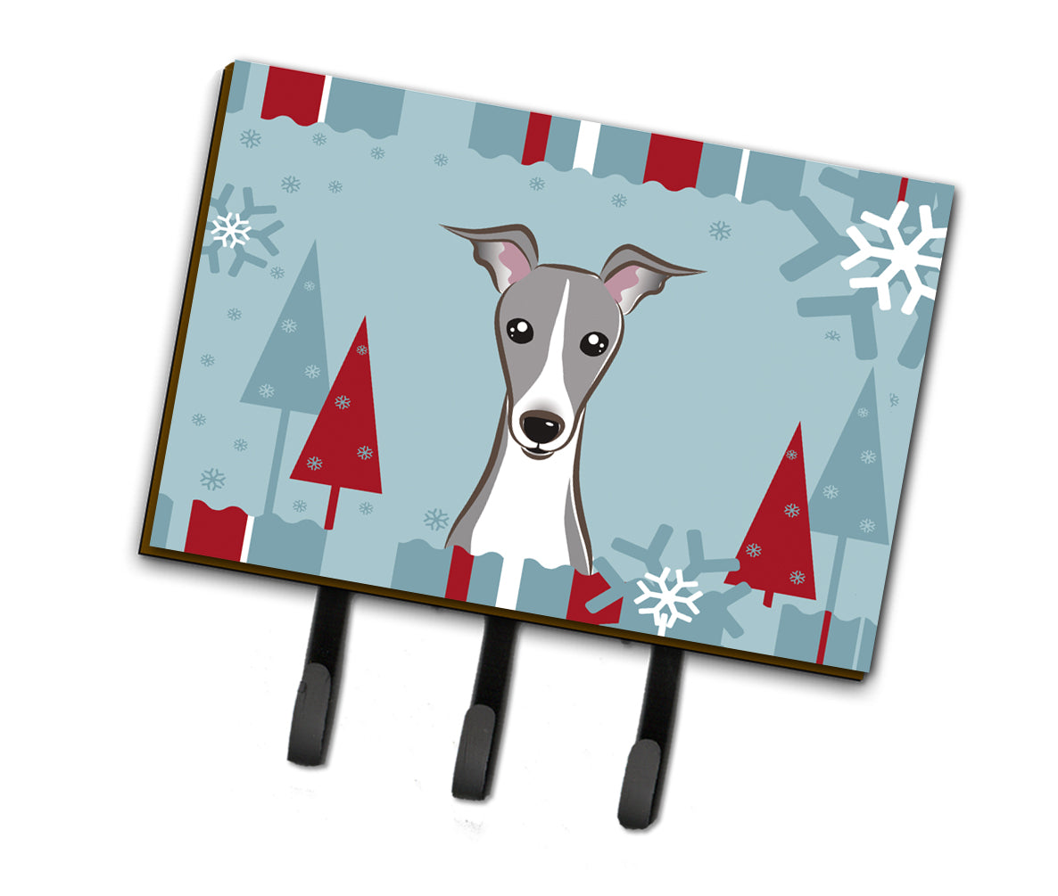 Winter Holiday Italian Greyhound Leash or Key Holder BB1732TH68  the-store.com.