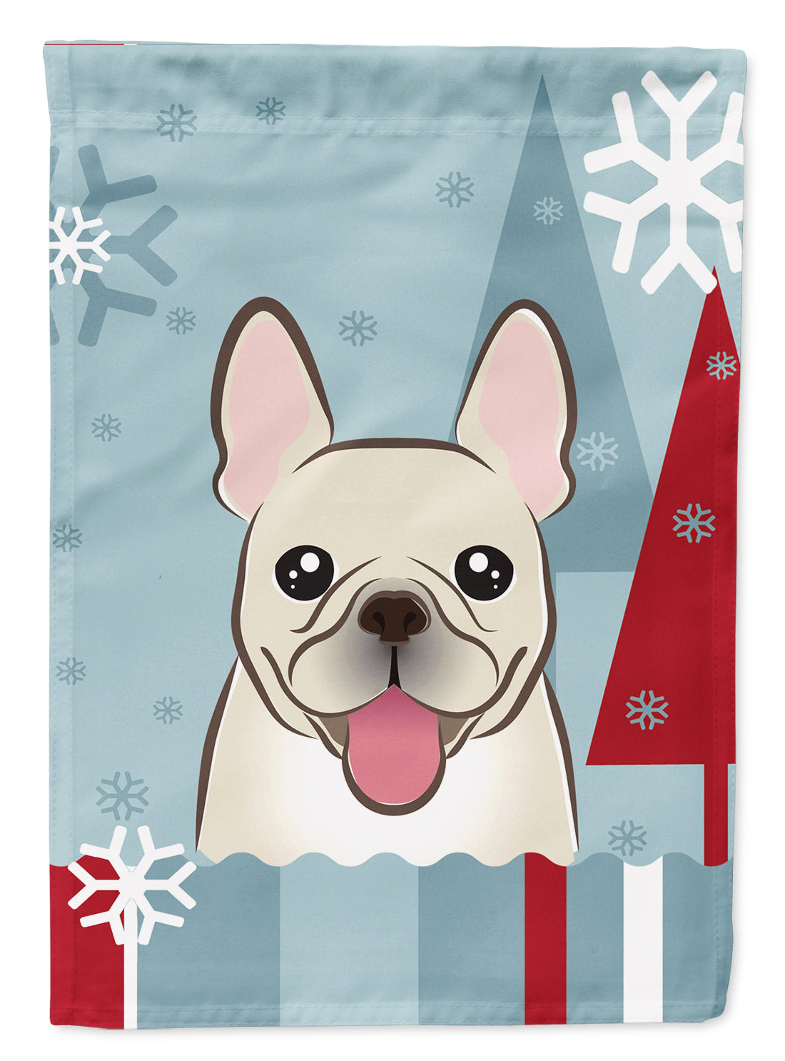 Winter Holiday French Bulldog Flag Garden Size BB1734GF.