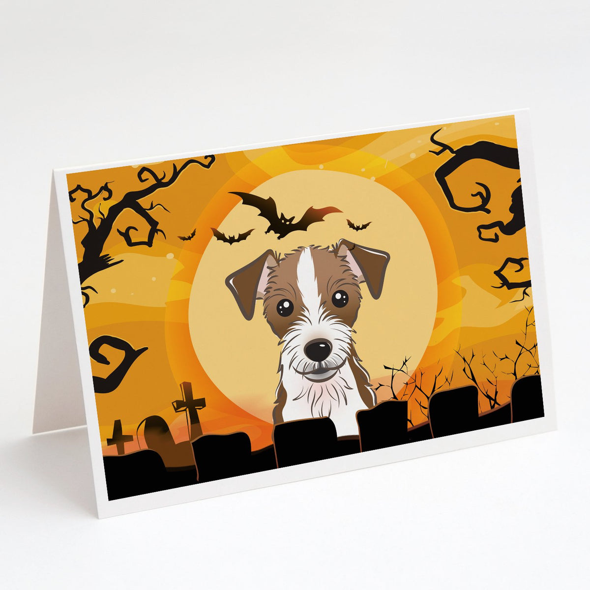 Buy this Halloween Jack Russell Terrier Greeting Cards and Envelopes Pack of 8