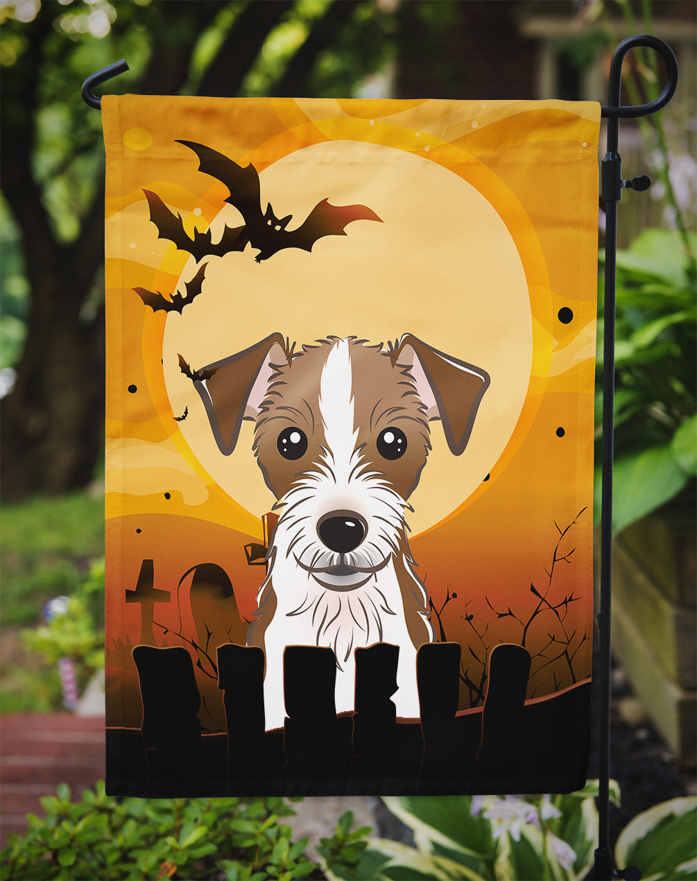 Halloween Jack Russell Terrier Flag Garden Size BB1760GF.