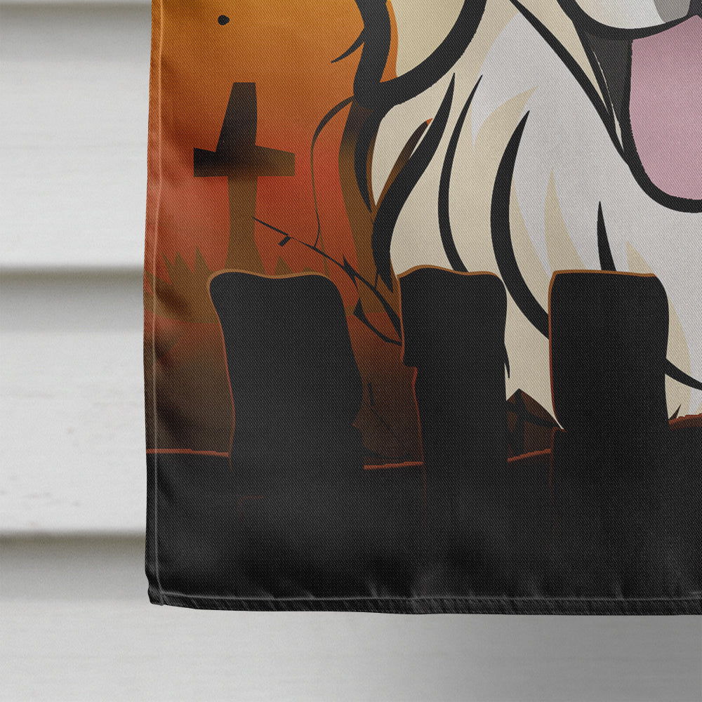 Halloween Golden Retriever Flag Canvas House Size BB1763CHF  the-store.com.