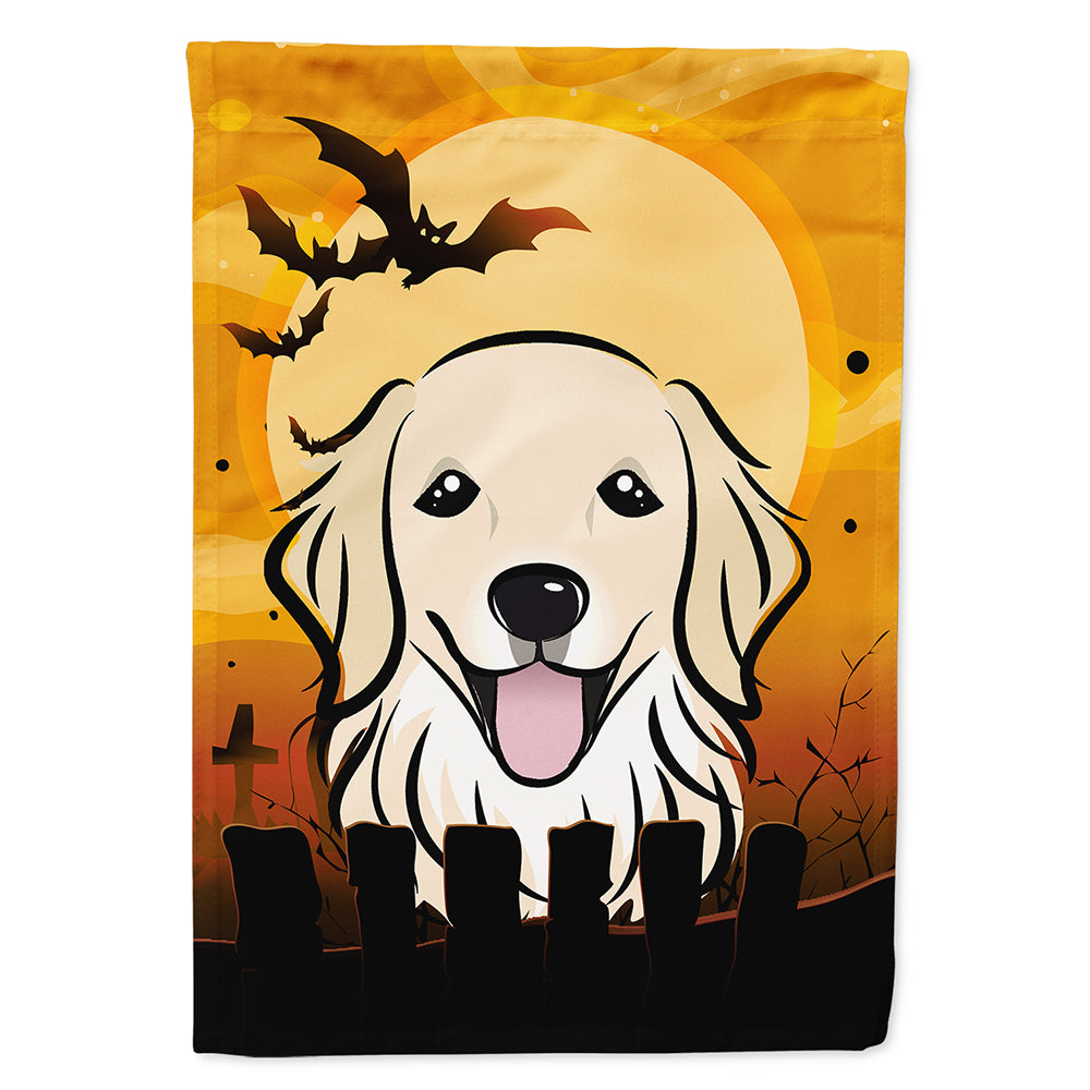 Halloween Golden Retriever Flag Canvas House Size BB1763CHF  the-store.com.