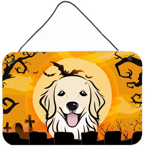 Halloween Golden Retriever Wall or Door Hanging Prints BB1763DS812 by Caroline's Treasures