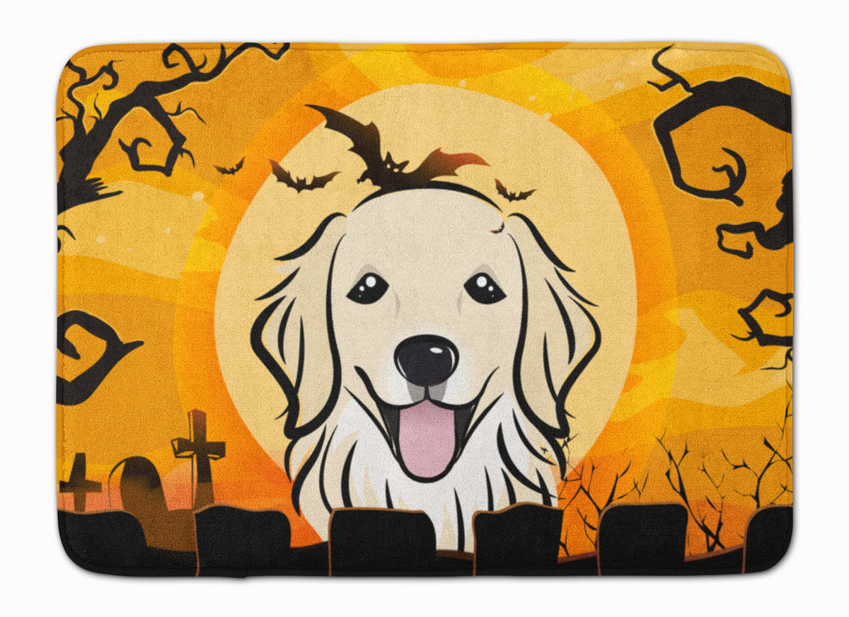 Halloween Golden Retriever Machine Washable Memory Foam Mat BB1763RUG - the-store.com