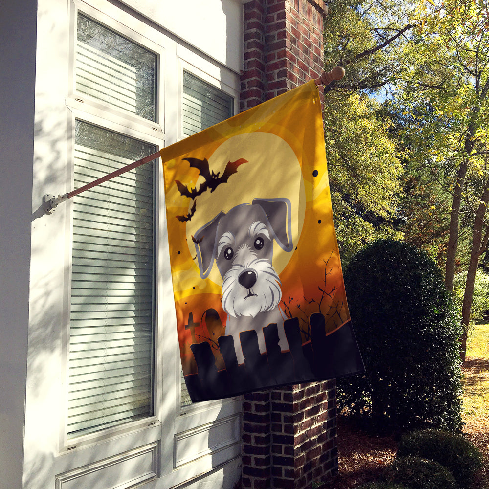 Halloween Schnauzer Flag Canvas House Size BB1764CHF  the-store.com.