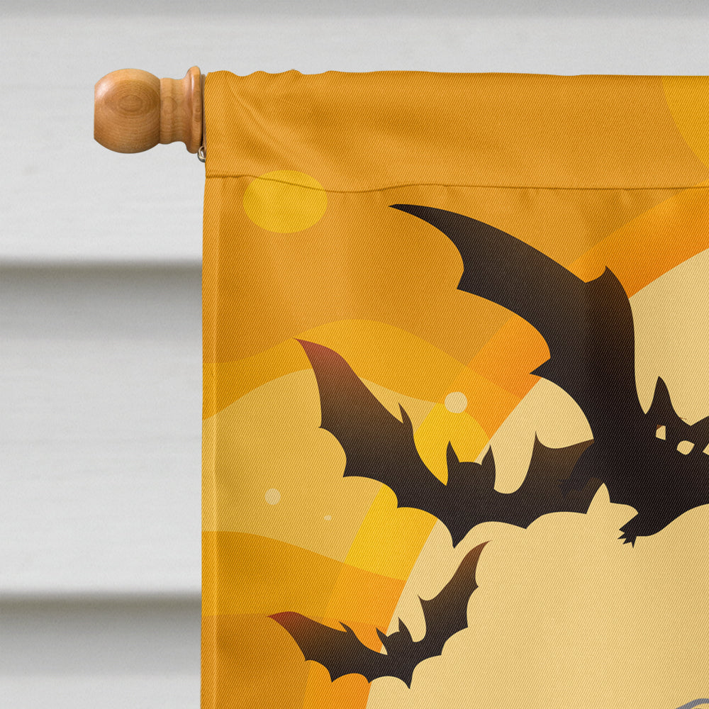 Halloween Schnauzer Flag Canvas House Size BB1764CHF  the-store.com.