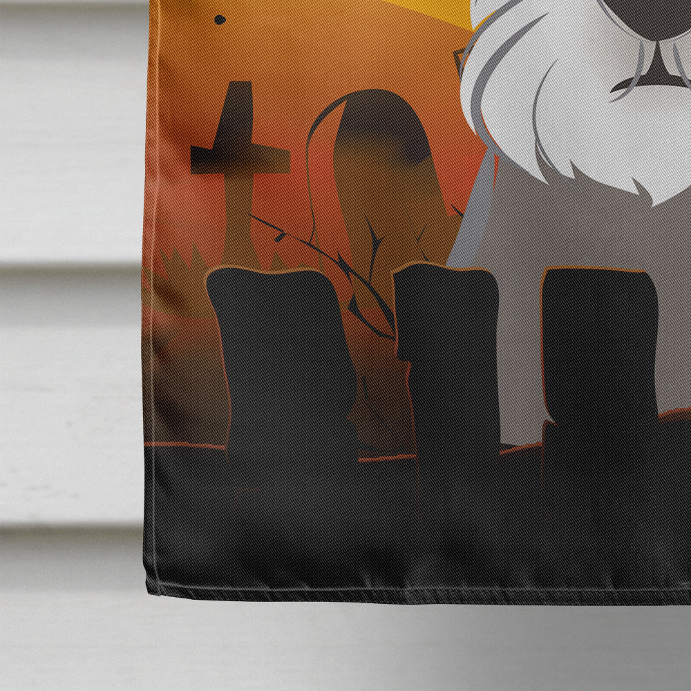 Halloween Schnauzer Flag Canvas House Size BB1764CHF  the-store.com.