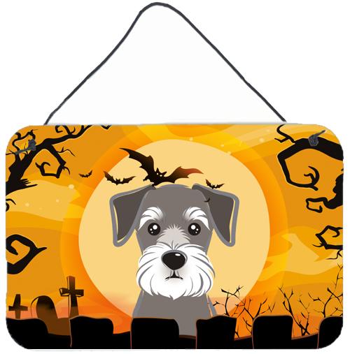 Halloween Schnauzer Wall or Door Hanging Prints by Caroline&#39;s Treasures