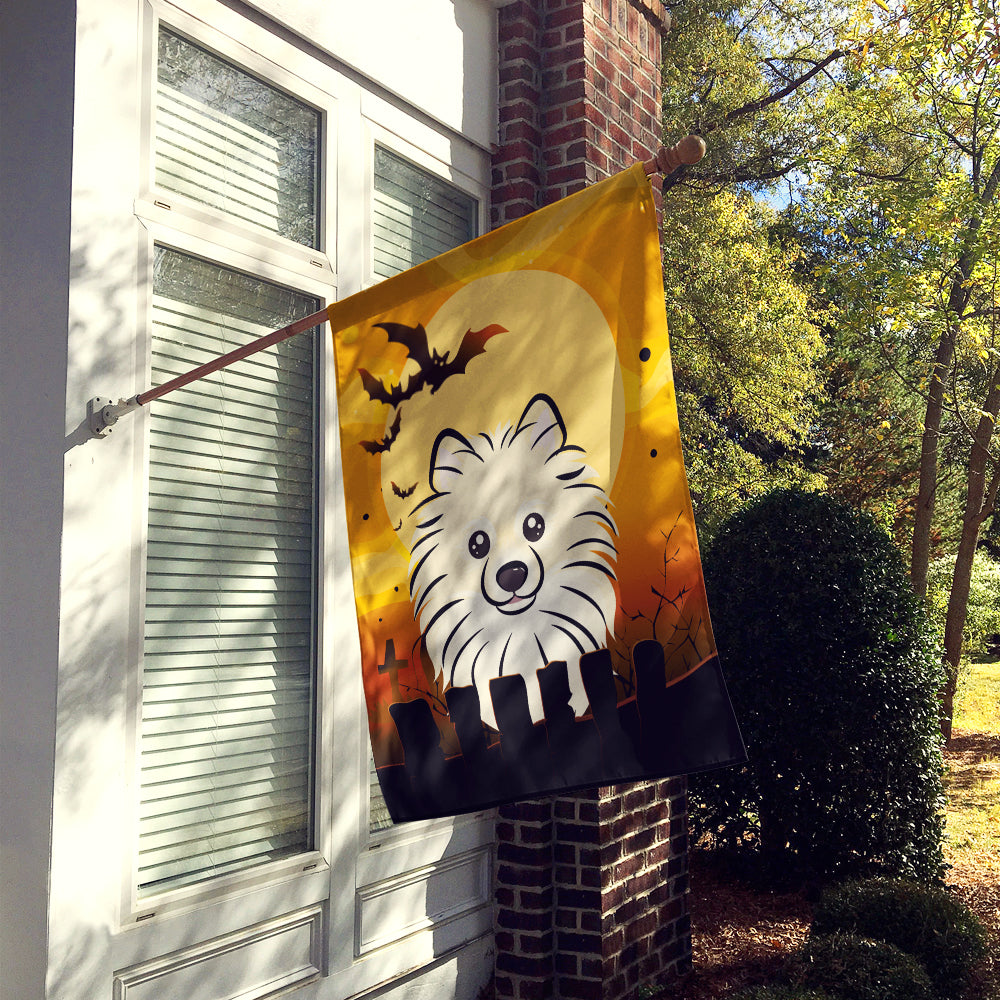 Halloween Pomeranian Flag Canvas House Size BB1765CHF  the-store.com.