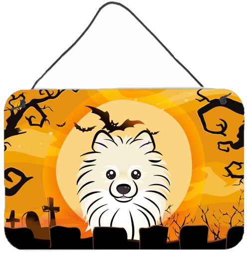 Halloween Pomeranian Wall or Door Hanging Prints BB1765DS812 by Caroline's Treasures