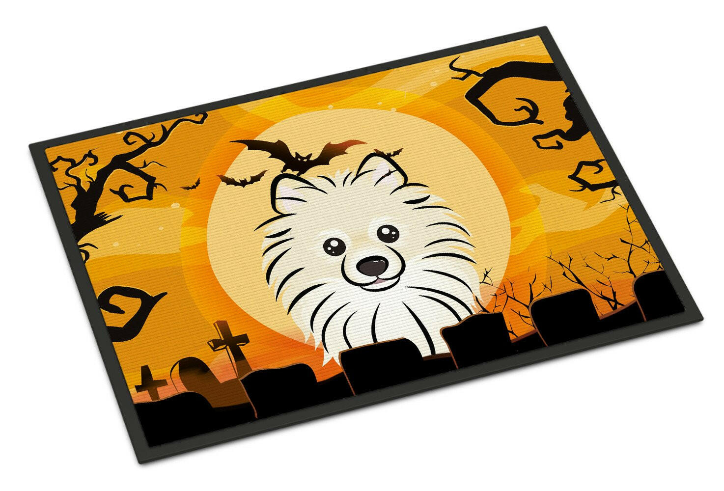 Halloween Pomeranian Indoor or Outdoor Mat 24x36 BB1765JMAT - the-store.com