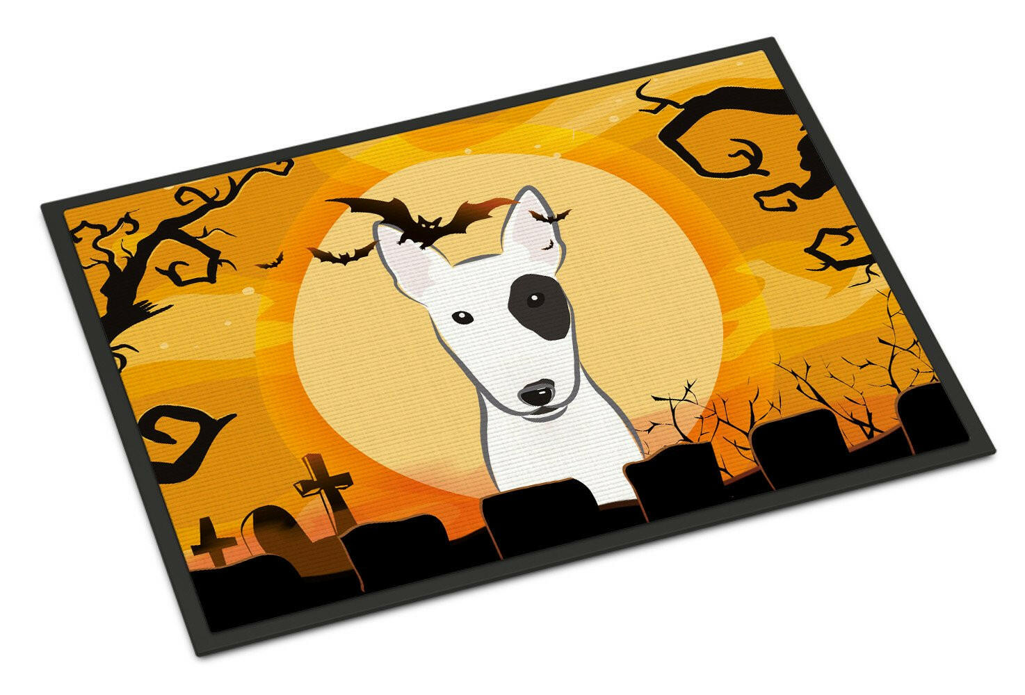 Halloween Bull Terrier Indoor or Outdoor Mat 18x27 BB1767MAT - the-store.com