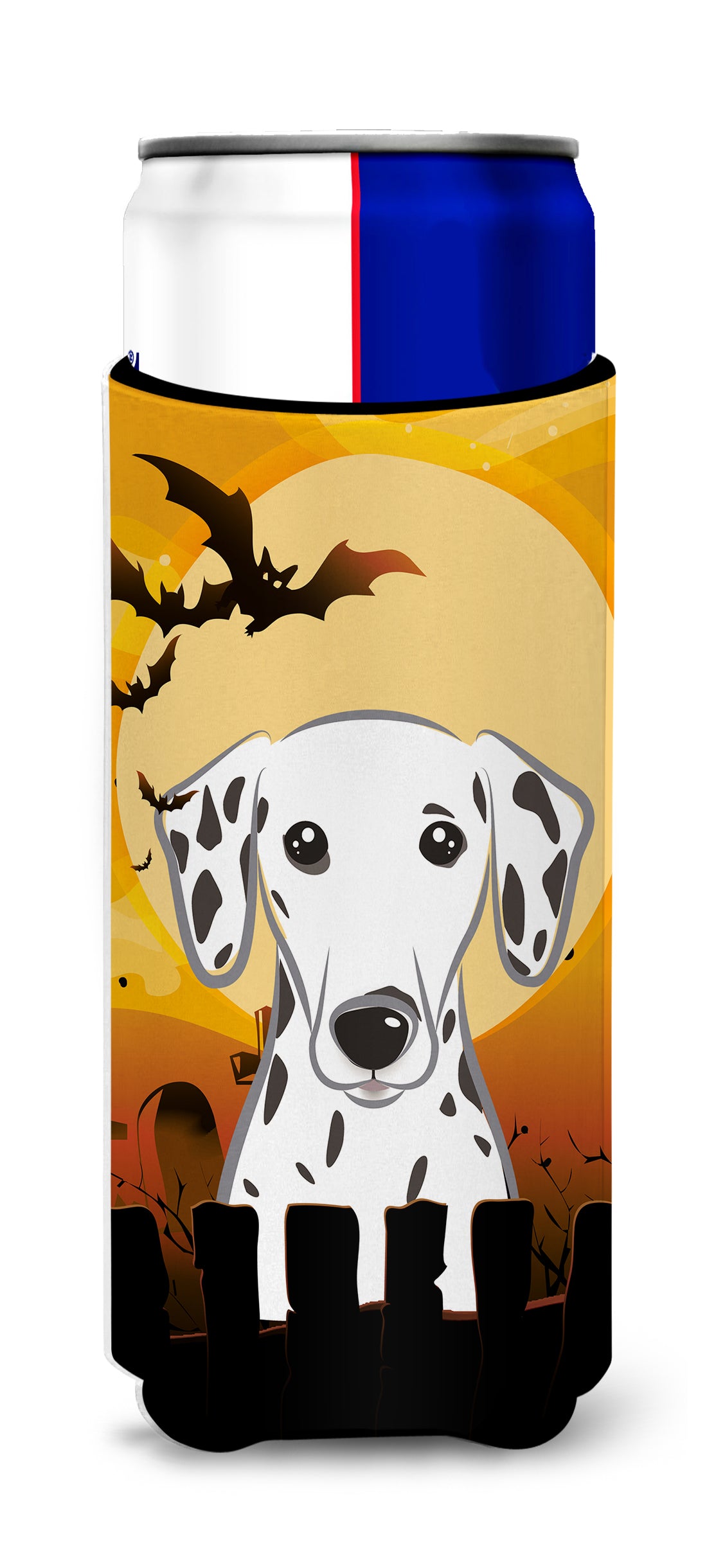 Halloween Dalmatian Ultra Beverage Insulators for slim cans BB1768MUK  the-store.com.