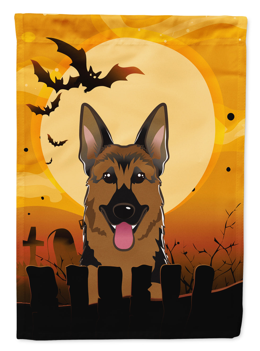 Halloween German Shepherd Flag Garden Size BB1769GF.