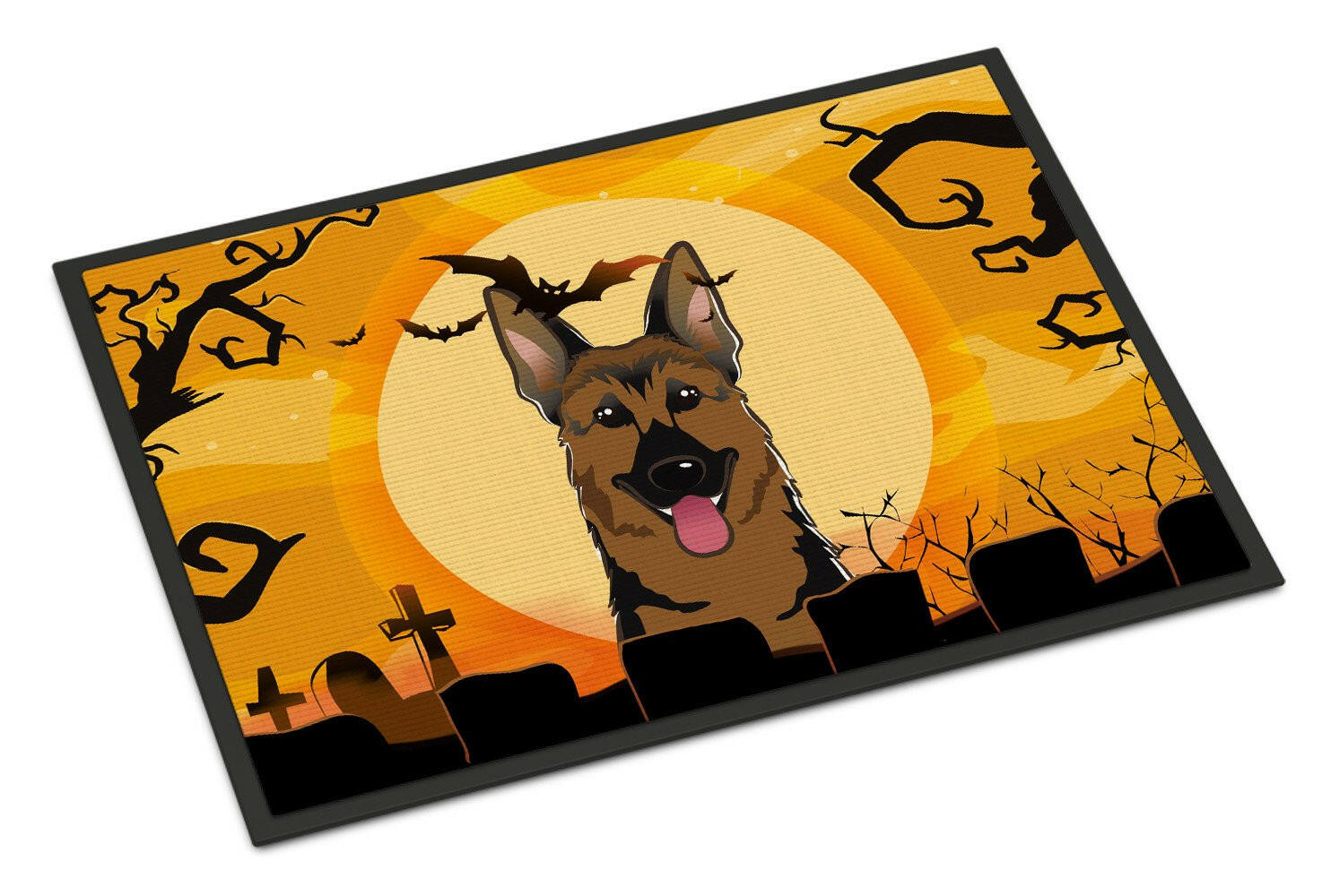 Halloween German Shepherd Indoor or Outdoor Mat 24x36 BB1769JMAT - the-store.com