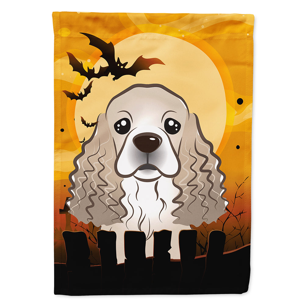 Halloween Cocker Spaniel Flag Canvas House Size BB1774CHF  the-store.com.