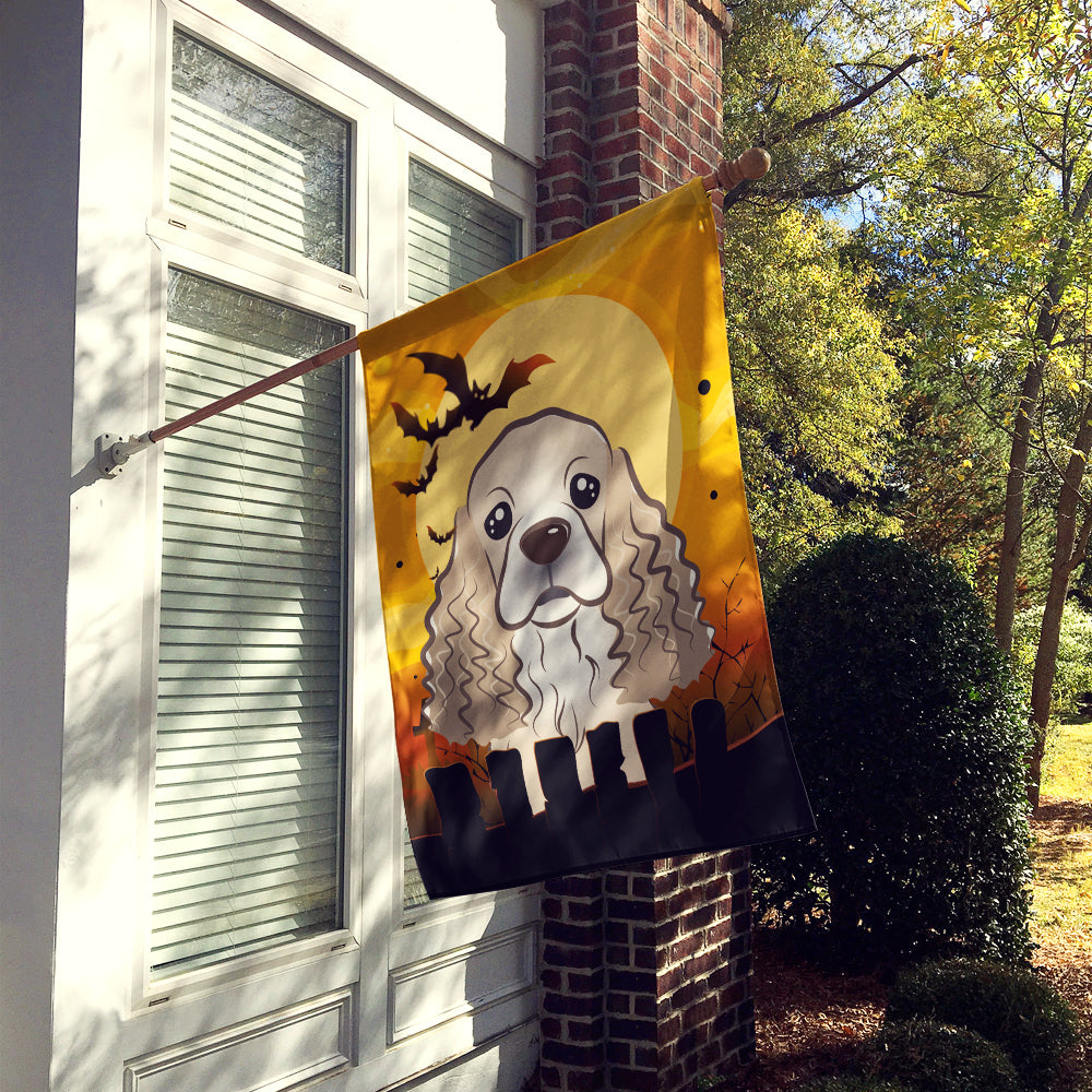 Halloween Cocker Spaniel Flag Canvas House Size BB1774CHF  the-store.com.