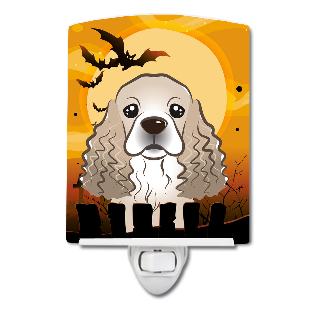 Halloween Cocker Spaniel Ceramic Night Light BB1774CNL - the-store.com