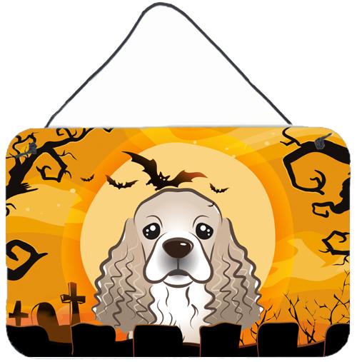 Halloween Cocker Spaniel Wall or Door Hanging Prints BB1774DS812 by Caroline's Treasures