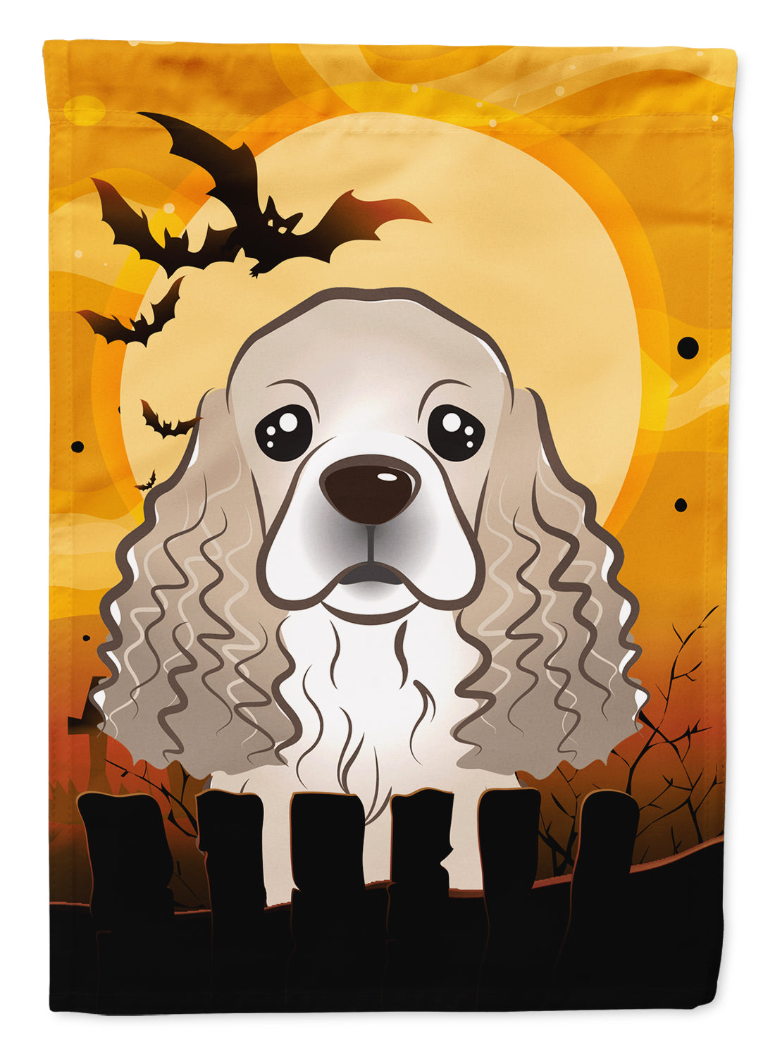 Halloween Cocker Spaniel Flag Garden Size BB1774GF.