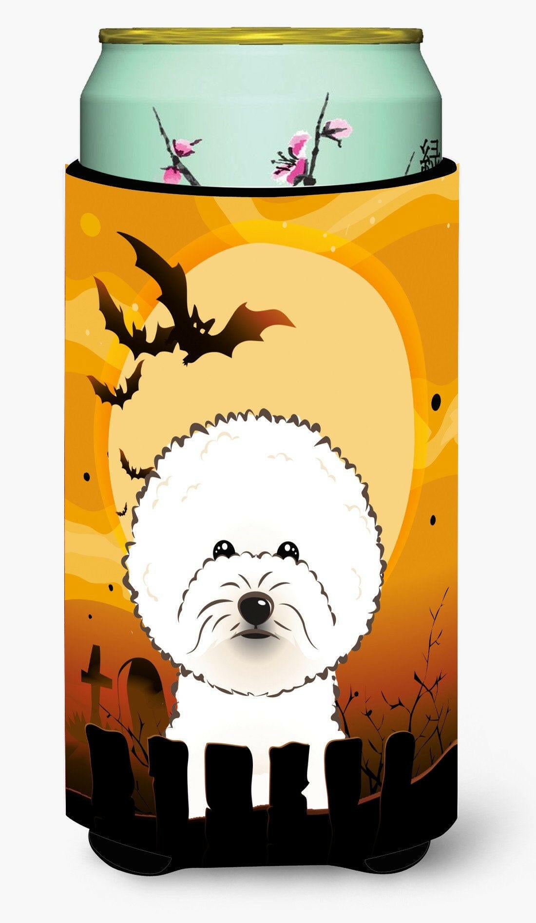 Halloween Bichon Frise Tall Boy Beverage Insulator Hugger BB1775TBC by Caroline's Treasures