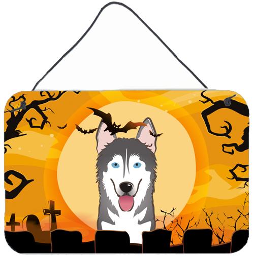 Halloween Alaskan Malamute Wall or Door Hanging Prints BB1776DS812 by Caroline's Treasures