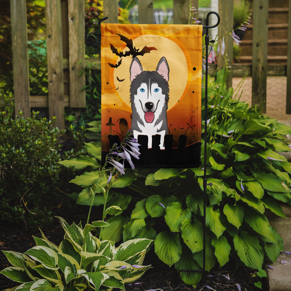 Halloween Alaskan Malamute Flag Garden Size BB1776GF.