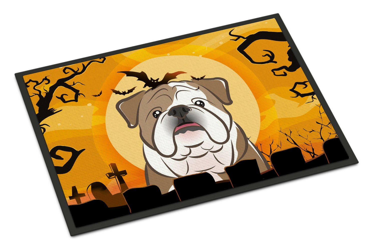 Halloween English Bulldog  Indoor or Outdoor Mat 24x36 BB1777JMAT - the-store.com