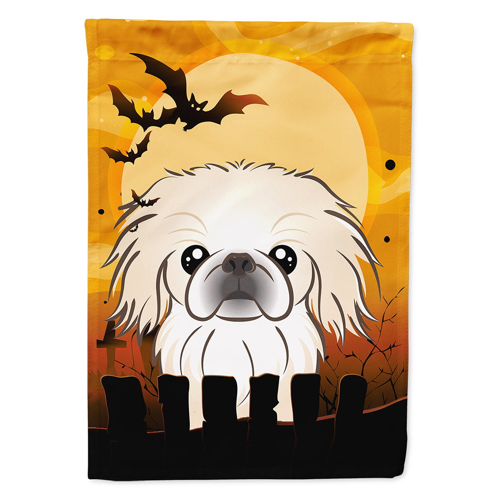 Halloween Pekingese Flag Canvas House Size BB1779CHF  the-store.com.