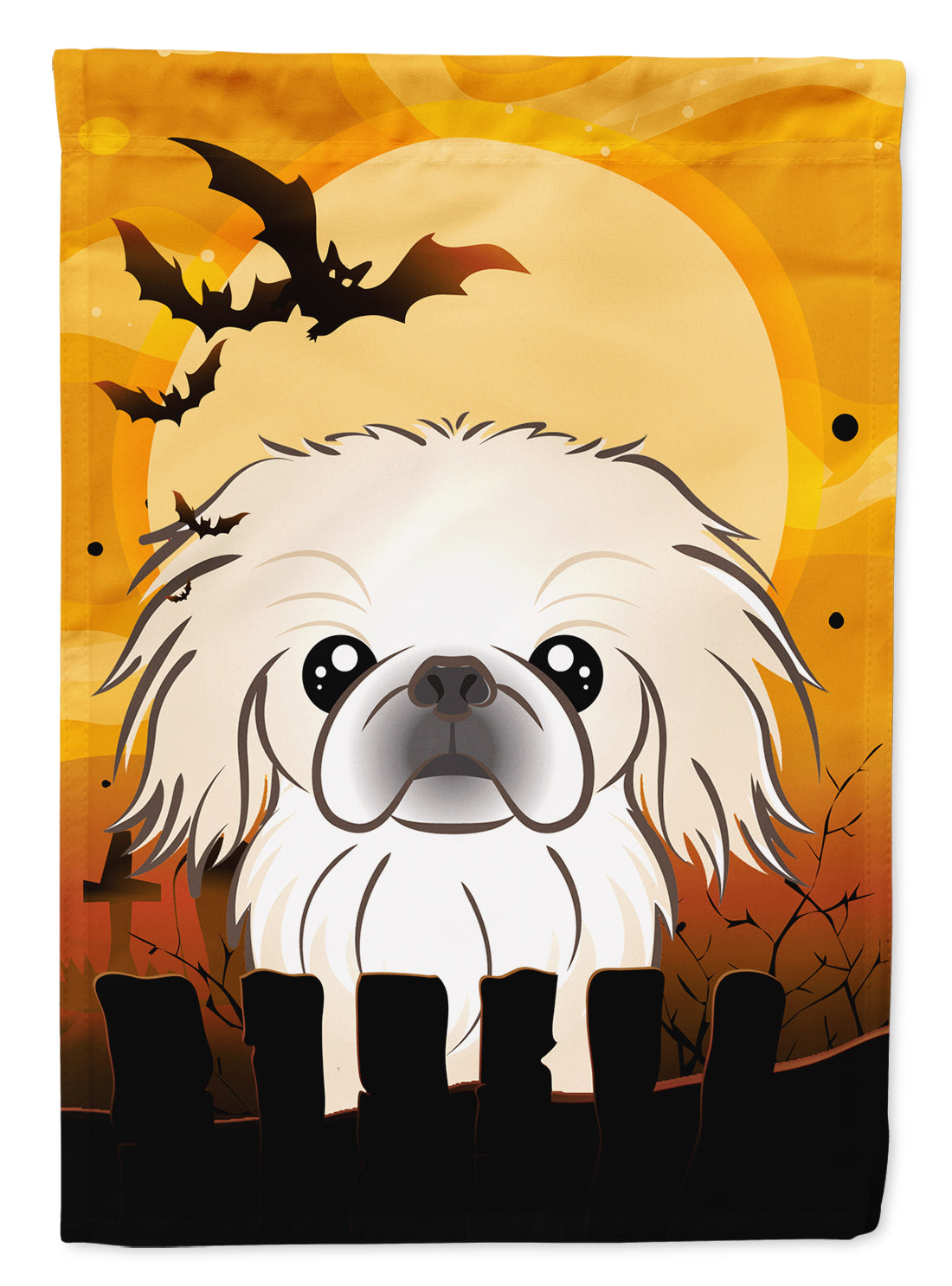 Halloween Pekingese Flag Garden Size BB1779GF.