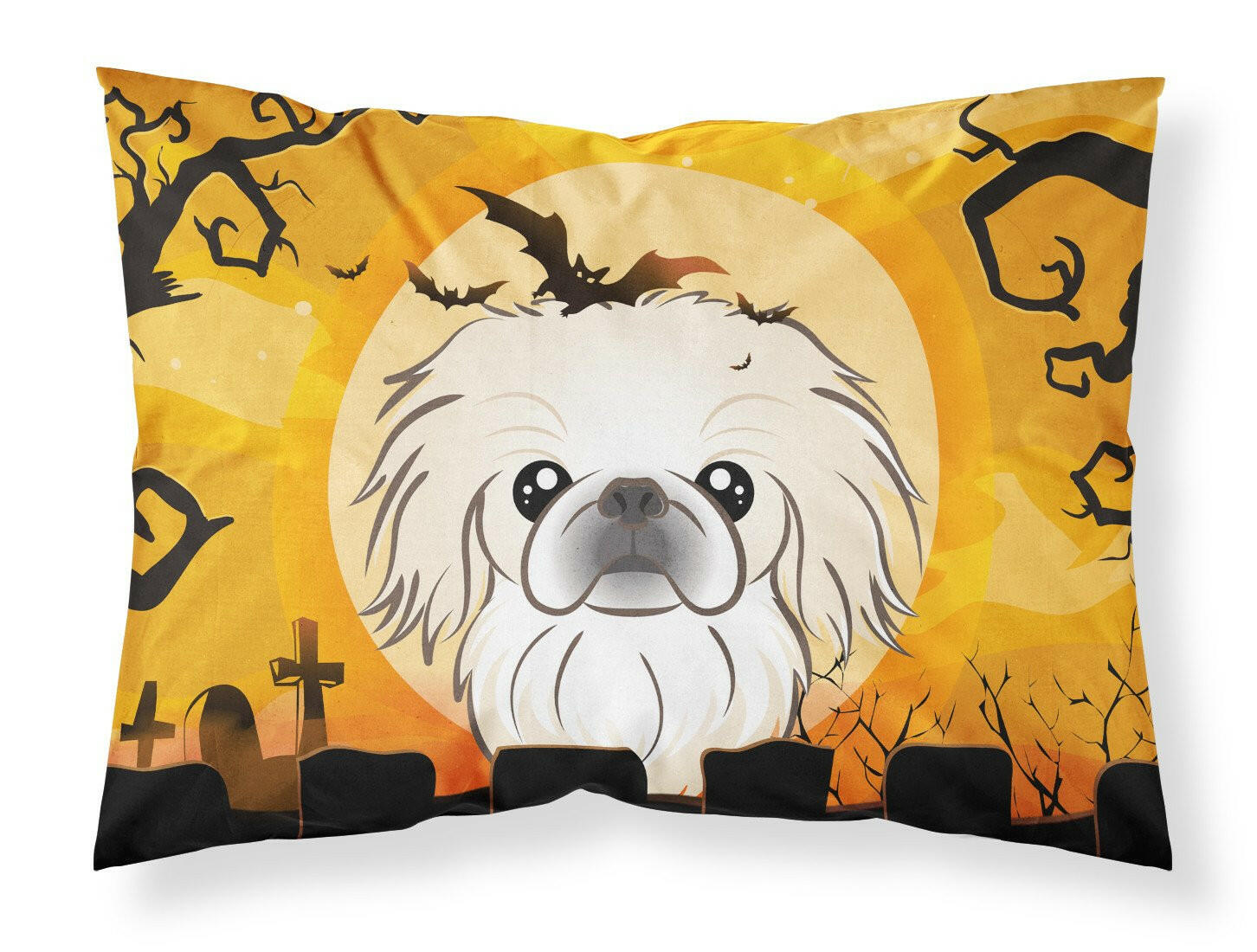 Halloween Pekingese Fabric Standard Pillowcase BB1779PILLOWCASE by Caroline's Treasures