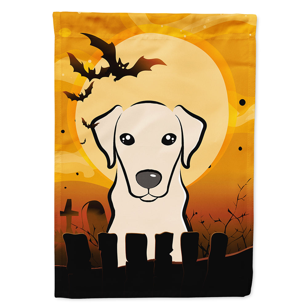 Halloween Yellow Labrador Flag Canvas House Size BB1780CHF  the-store.com.