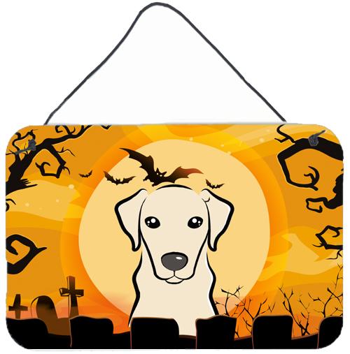 Halloween Yellow Labrador Wall or Door Hanging Prints BB1780DS812 by Caroline&#39;s Treasures