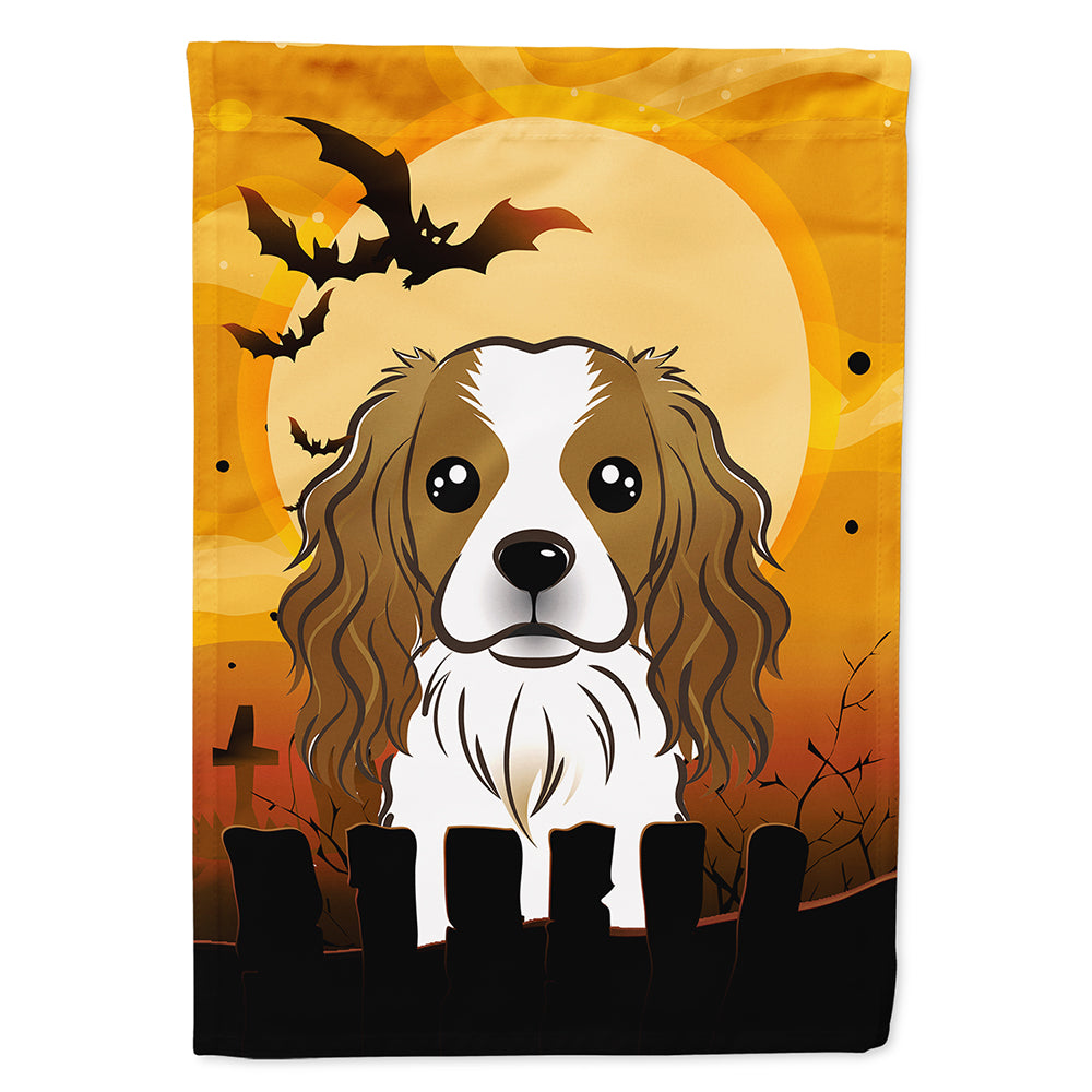 Halloween Cavalier Spaniel Flag Canvas House Size BB1782CHF  the-store.com.