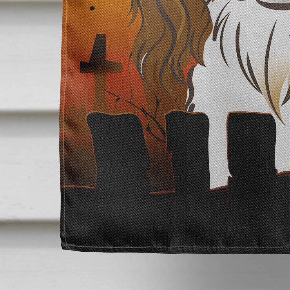 Halloween Cavalier Spaniel Flag Canvas House Size BB1782CHF  the-store.com.