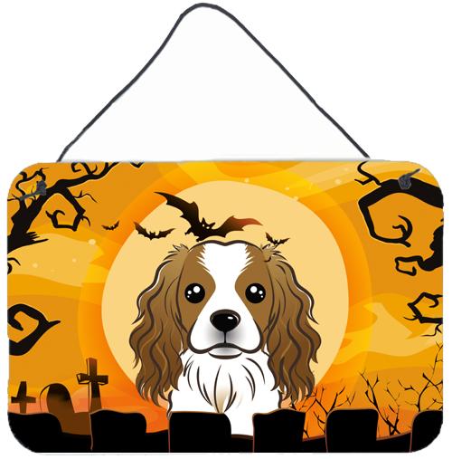 Halloween Cavalier Spaniel Wall or Door Hanging Prints BB1782DS812 by Caroline's Treasures