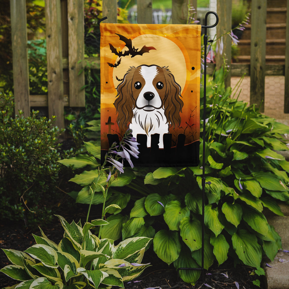 Halloween Cavalier Spaniel Flag Garden Size BB1782GF.