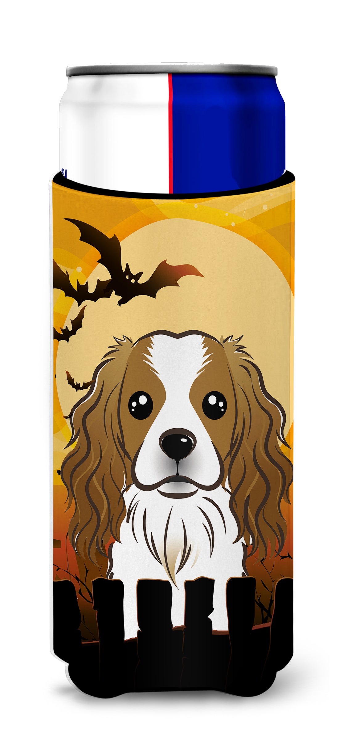 Halloween Cavalier Spaniel Ultra Beverage Insulators for slim cans BB1782MUK  the-store.com.