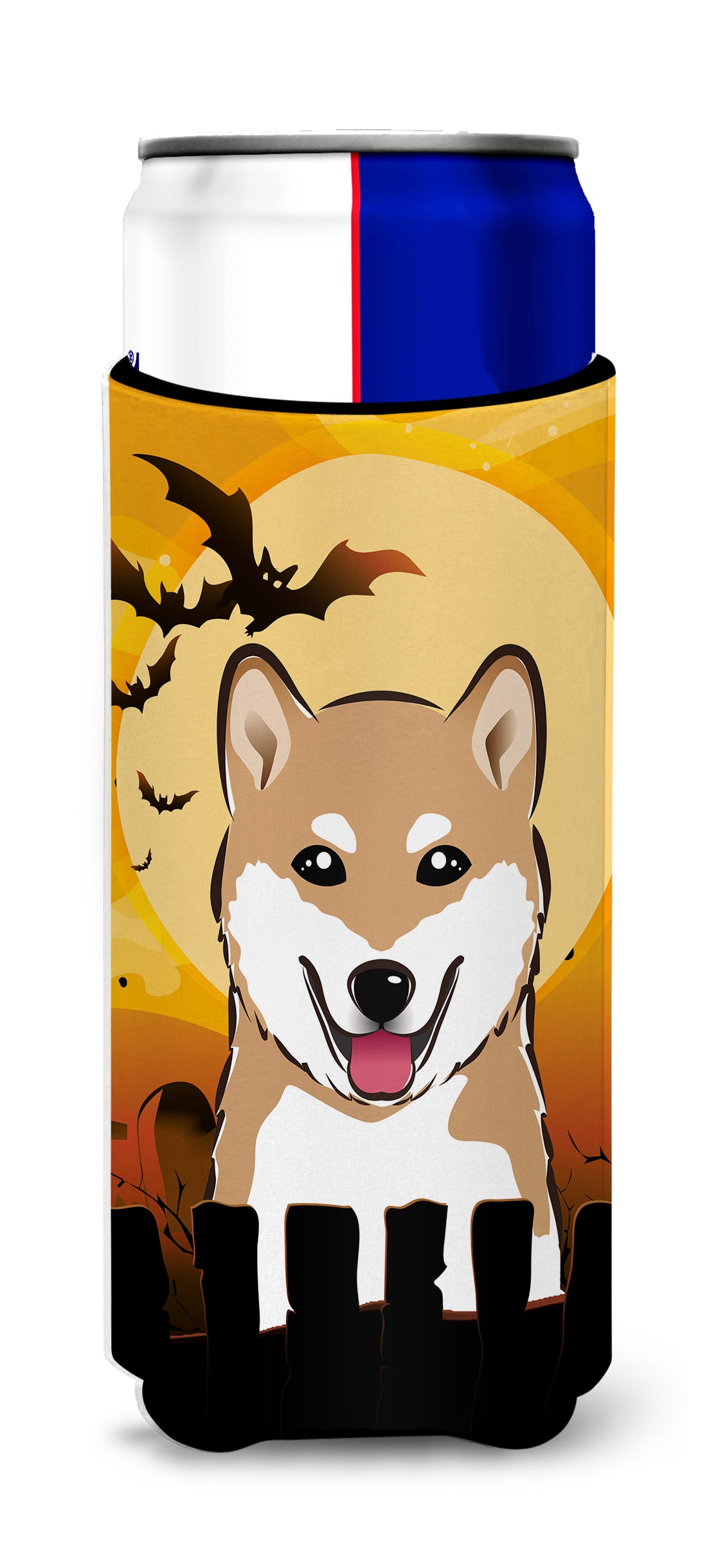 Halloween Shiba Inu Ultra Beverage Insulators for slim cans BB1783MUK  the-store.com.